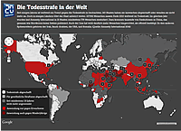 Todesstrafe in der Welt Infografik